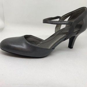 Life Stride Pearl Grey Gray Kitten Pump